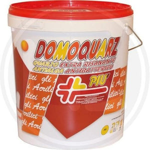 Idropittura al QUARZO per interni ed esterni DOMOQUARZ PIU' 13 Lt colore Bianco