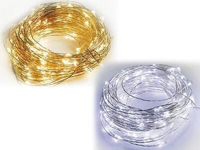 FILI RAME 500 MICRO LED PER ESTERNO BIANCO O BIANCO CALDO ARTICOLI NATALIZI