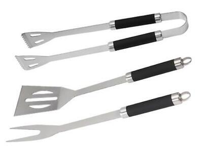 SET BARBECUE EL GAUCHO 3 PEZZI MISTER CHEF PINZA FORCHETTONE SPATOLA