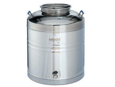 BIDONE FUSTI CONENITORI OLIO EUROPA SANSONE SALDATO TESTA A TESTA LT.50