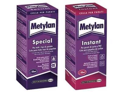 ADESIVO COLLA METYLAN SPECIALE INCOLLA FIBRE RUVIDE PARATI E TESSILI GR.200