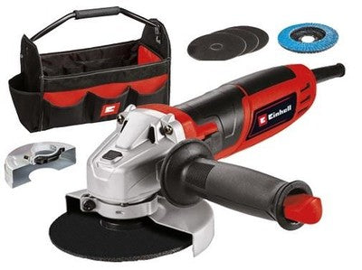 SMERIGLIATRICE ANGOLARE TC-AG 125 MM 850 EINHELL KIT DISCHI + BORSA