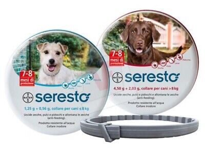 BAYER COLLARE SERESTO ANTIPARASSITARIO PER CANI OLTRE 8KG