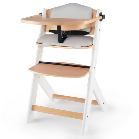 Seggiolone da Pappa 3 in 1 ENOCK con Cuscino Kinderkraft-Bianco