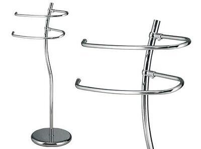 PIANTANA PORTA ASCIUGAMANI ONDA CROMO - ONDA 20CM - ALTRZZA 77CM ARREDO BAGNO
