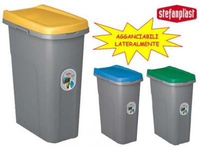 PATTUMIERA RACCOLTA DIFFERENZIATA ECO SYSTEM Lt. 25 CM. 39x24x51H