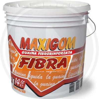 GUAINA LIQUIDA IMPERMEABILIZZANTE CALPESTABILE MAXIGOM FIBRORINFORZA LAIV LT. 13