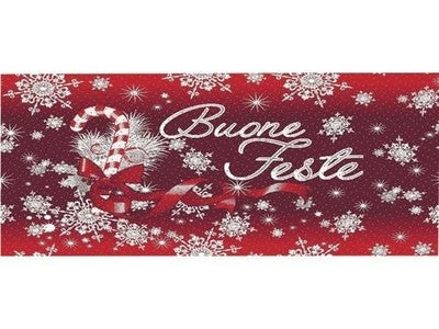 TAPPETO ZERBINO TAPPETINO BUONE FESTE CH103/1 CM.50X80