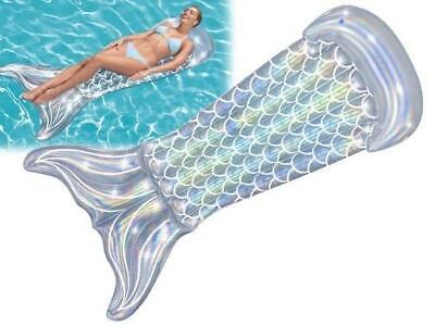 MATERASSINI GONFIABILI CODA SIRENA IRIDESCENTI BESTWAY 43413 CM.193x101