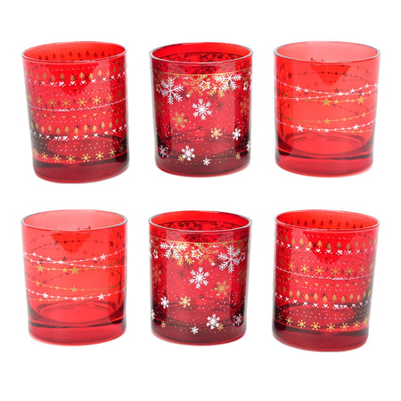 Set da 6 bicchieri in vetro "Royal Stars" da 300 cL Ø 8.3 x h 9 cm