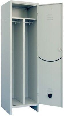 ARMADIO COMPONIBILE IN LAMIERA SPORCO PULITO CON SERRATURA CM. 50x50xH180