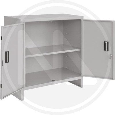 ARMADIO MINISPAZIO IN LAMIERA METALLO 2 ANTE BASSO CM78x39x80H ARMADI TUTTOPIANI