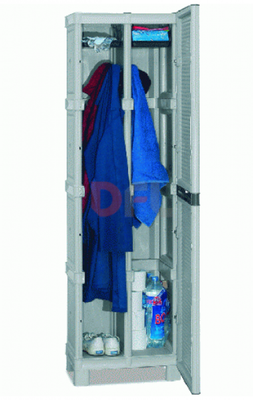 ARMADIO ARMADIETTO SPORCO/PULITO CM.50x39x172H IN PLASTICA 1 ANTA LUCCHETTABILE