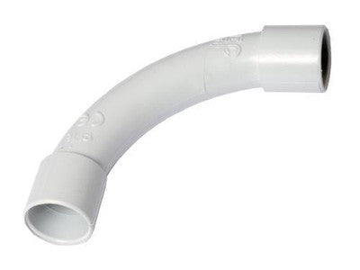 50 PZ CURVE CURVA 90 PVC PER TUBI RIGIDI PASSACAVI 20 mm.
