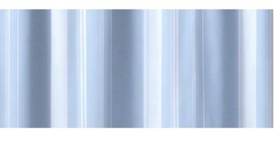 TENDE TENDA PER DOCCIA IN PVC FANTASIA 185/01-6190 RIGATO AZZURRO CM 120X200H