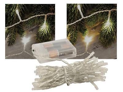 LUCI NATALE A BATTERIA 100 LED PER INTERNO DA 7 MT ARTICOLI NATALIZI