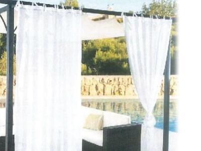 TENDE TENDA VELO PER GAZEBO CON FETTUCCIA E PASSANTI CM.150X280 ARREDO GIARDINO