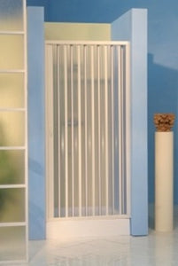 PORTA BOX DOCCIA NICCHIA A SOFFIETTO PVC 110 - 120 CM ARREDO BAGNO