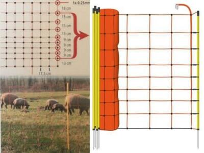 RETI PER ELETTRORECINZIONI 27263 OVINI ROTOLO 50MT - H TOTALE 120CM