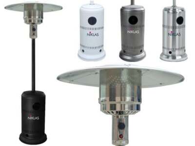 STUFE TERMOPATIO STUFA A FUNGO NIKLAS GAS RISCALDAMENTO PER ESTERNO OFFERTISSIMA