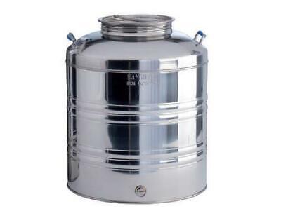 BIDONI CONTENITORI FUSTI OLIO SANSONE ACCIAIO 18/10 LT.50