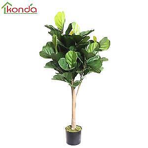 PIANTA Ornamentale Artificiale completa di base FICUS LYRATA cm. 125 pz. 4