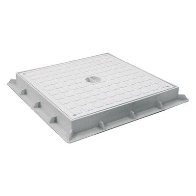 CHIUSINI COPERCHI TAPPO CARRABILE TELAIO + COPERCHIO IN POLIPROPILENE CM. 40X40