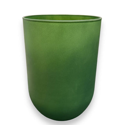 Vaso rotondo Opak Bombato con bordo svasato, ideale per fiori, Ø 14 x h 20 cm