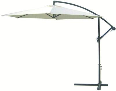 Ombrellone Girasole Tondo Braccio laterale MT. 3 Ecru' ARREDO GIARDINO