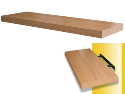 MENSOLE MENSOLA MELAMINICO SQUADRATE CM.60X25X4