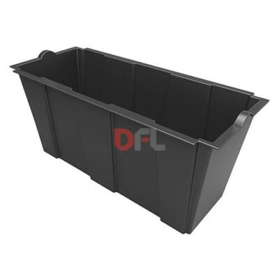 VASO RETTANGOLARE INTERNO PER FIORIERA SEPARE' 79X35XH37 CM LT.63 ANTRACITE