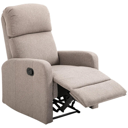 Poltrona Relax Reclinabile fino a 168° con Poggiapiedi, 66x83x107 cm, Grigia UI7833-523V02GYUI7