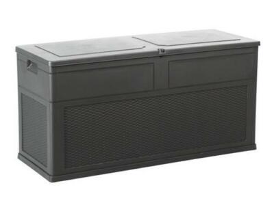 BAULE BAUILI CASSAPANCA BOX MULTIUSO EFFETTO RATTAN 119X46X60 CM - 320LT