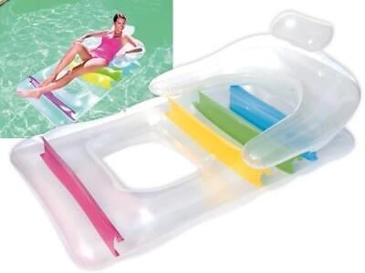 POLTRONE GONFIABILI MARE ART.43011B CM.165X89 SALVAGENTE MARE SPIAGGIA