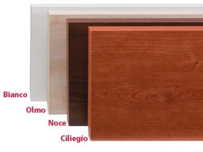 MENSOLE MENSOLA IN LEGNO SQUADRATE CM.60X20X1.8 COLOR NOCE/OLMO/BIANCO/CILIEGIO