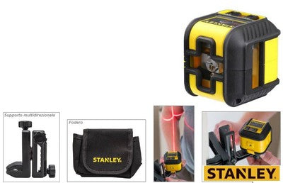 LIVELLA LIVELLO LASER CROSS 90 STANLEY CAMPO DI MISURAZIONE 12 MT