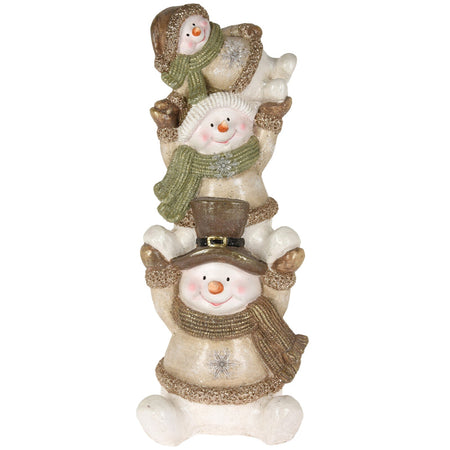 Statuette di Pupazzi di Neve con luci a LED luminosi, color LED, decorazione da 70 cm