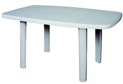 TAVOLO SORRENTO IN POLIPROPILENE VERDE CM. 140X80X72H