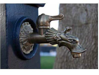 RUBINETTO PER FONTANE DRAGONE CON LEVA ATTACCO 1/2" ARREDO GIARDINO ESTERNO