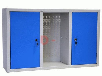 ARMADI ARMADIO SCAFFALE MENSOLE PORTAUTENSILI IN LAMIERA A 2 ANTE 24x100xh.60