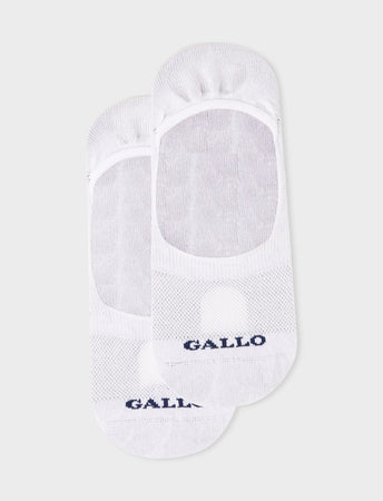 Gallo Solette accollate uomo cotone bianco tinta unita