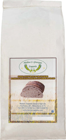 1Kg-Semola-INTEGRALE-di-RUSSELLO--(molito-a-pietra)--Molino-Zappalà