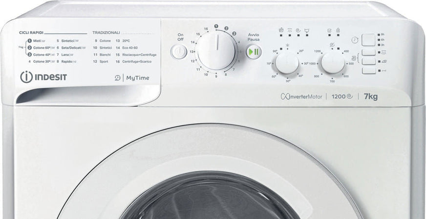 Indesit MTWC 71296 W IT Lavatrice Libera Installazione 7 Kg Bianca