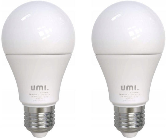 2 Lampadine UMI LED A60 E27 Bianca Calda 11W Dimmerabile