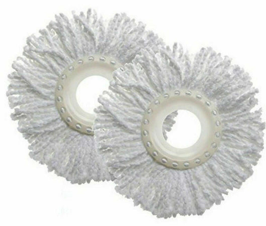 2-Mop-Ricambio-in-Microfibra-compatibile-per-Mocio-Girevole-Spin-Tastic-Kong-Mop