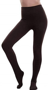 2 Paia Collant Donna In Caldo Cotone Neri Calze Da Donna Nero Calzamaglia Morbida Per Lei Vignoni