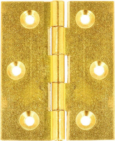2-PEZZI---CERNIERE-FRESATE-PIANE-IN-OTTONE-40x35MM---A-SPINA-FISSA-CON-VITI