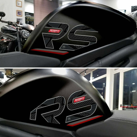 2-protezioni-gel-3D-lati-serbatoio-moto-compatibili-Triumph-Speed-Triple-1200-RS
