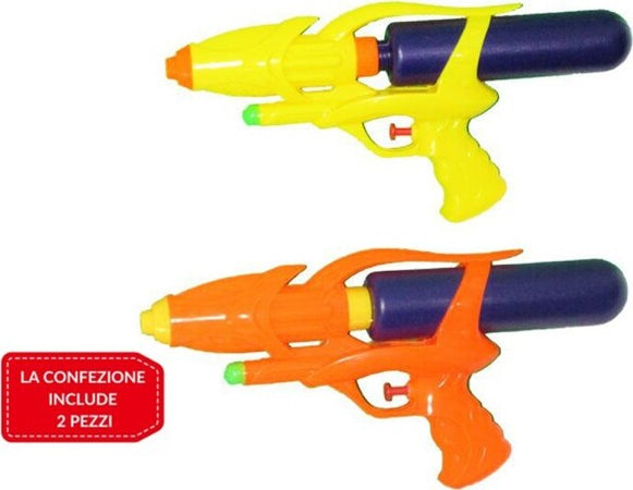2-Pz-Pistola-Ad-Acqua-Giocattoli-Gioco-Per-Bambini-Mare-Piscina-Giardino-28.5-Cm
