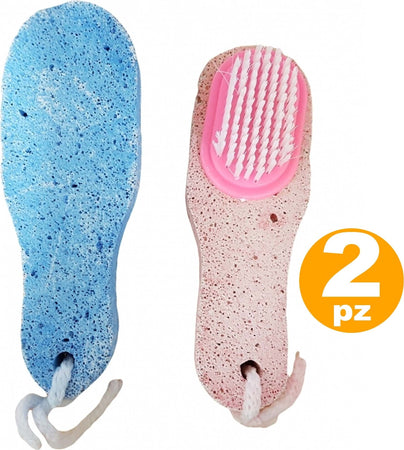 2 SPAZZOLA SPAZZOLE CON PIETRA POMICE PER PIEDI CALLI DURONI. COLORE CASUALE Fai da te/Utensili elettrici e a mano/Utensili a mano/Pialle a mano e accessori/Lime-raspe Trade Shop italia - Napoli, Commerciovirtuoso.it